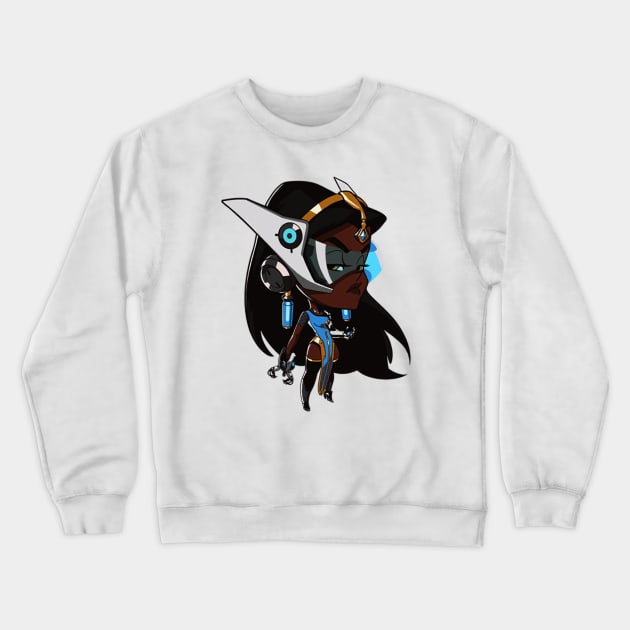 Symmetra Cute Spray - Overwatch Crewneck Sweatshirt by Bystanders